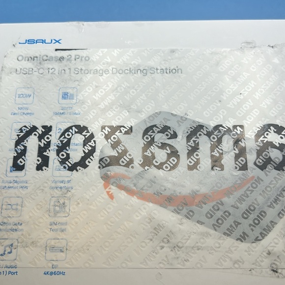 JSAUX Docking Station, 12 in 1 USB-C Docking Station 3 Monitors for MacBook/Dell - Picture 9 of 9